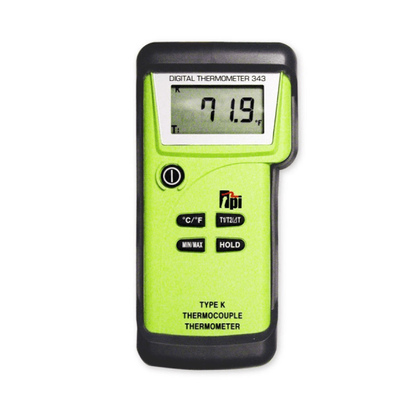 TPI 343 Differential K-Type Thermometer