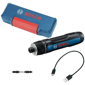 Bosch GO 3 Cordless Screwdriver delivers 5 Nm torque in a pocket sized 3.6 V package.