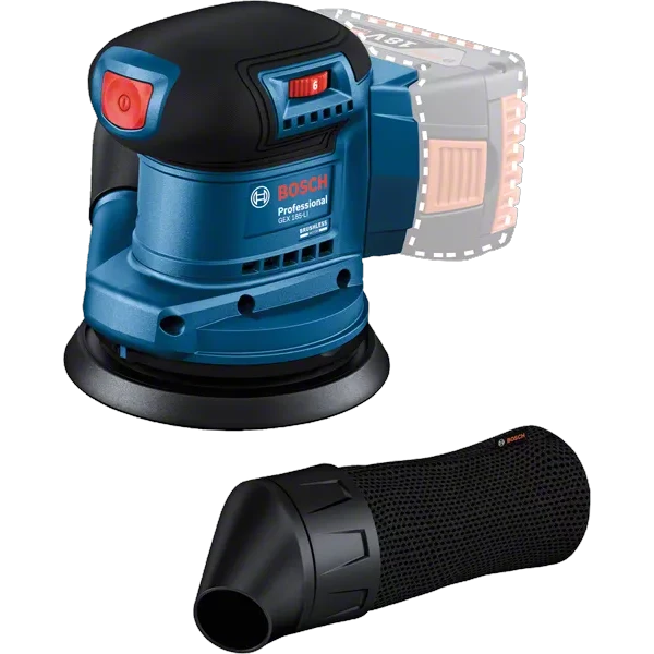 Bosch GEX 185‑LI Random Orbit Sander Bare Tool high‑performance random orbit sander.