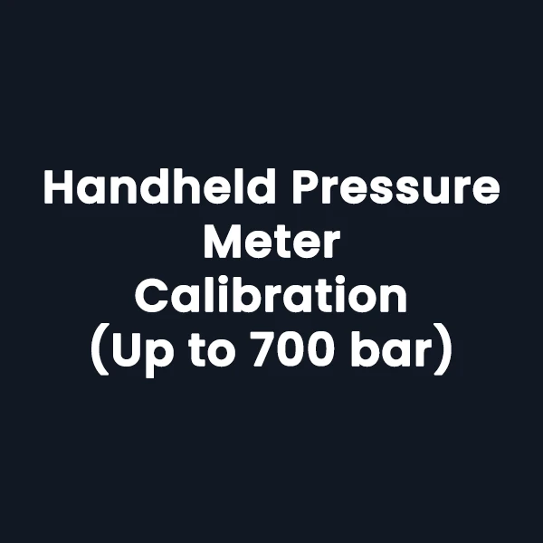 Handheld Pressure Meter Calibration Up to 700 bar