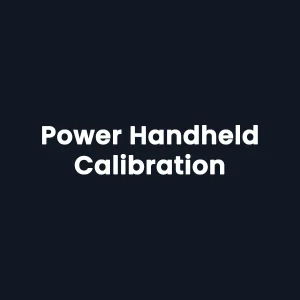Power Handheld Calibration