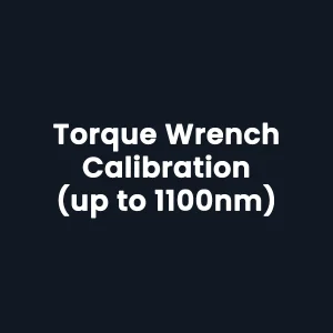 Torque Wrench Calibration (up to 1100nm)