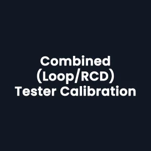 Combined (Loop/RCD Testers) Calibration