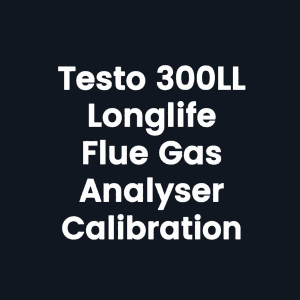 Testo 300LL Longlife Flue Gas Analyser Calibration